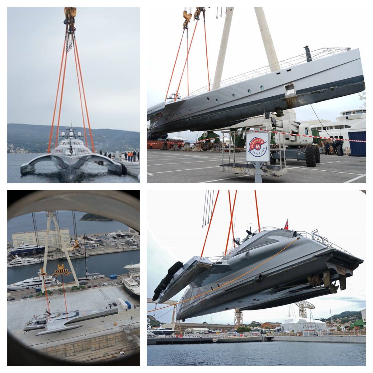 #GalaxyofHappiness in #LaCiotatShipyards handled by <a href="/MonacoMarine/">Monaco Marine</a> #SomethingBigger #ScaleUp2018 #SuperYacht #MegaYacht #MonacoMarine