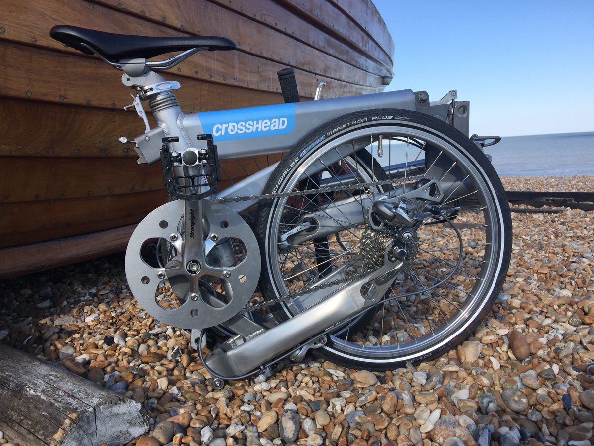 crosshead folding bike