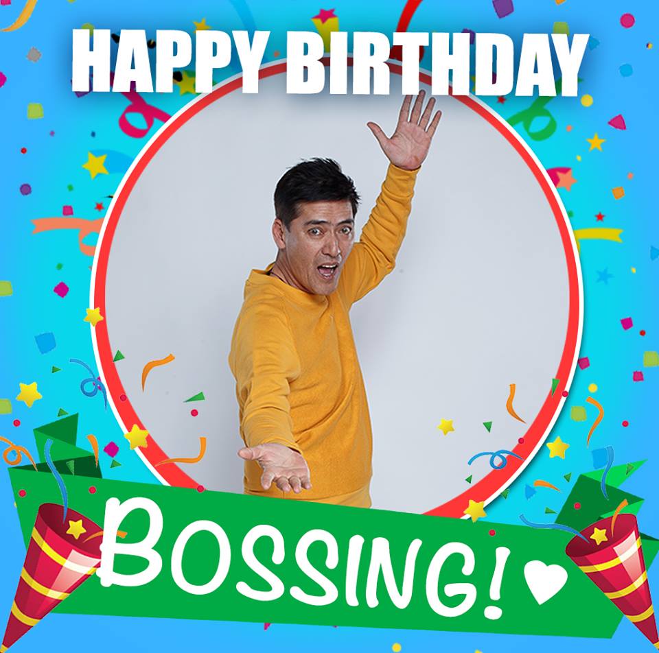 Happy Birthday Bossing Vic Sotto wish more birthday to come and good health always 