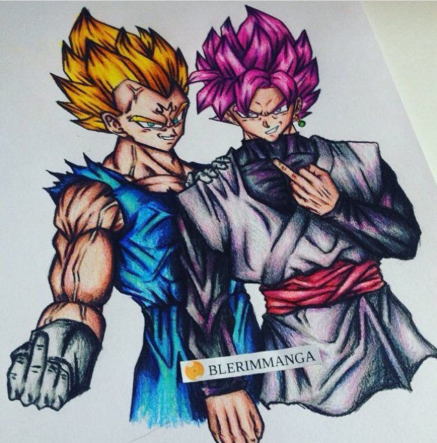 Drawing Goku Vegeta Trunks e Goten - Desenhando Dragon Ball Super