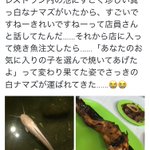 レストランにいたナマズが綺麗だったので店員さんに言った結果w悲惨な姿で出てきたw