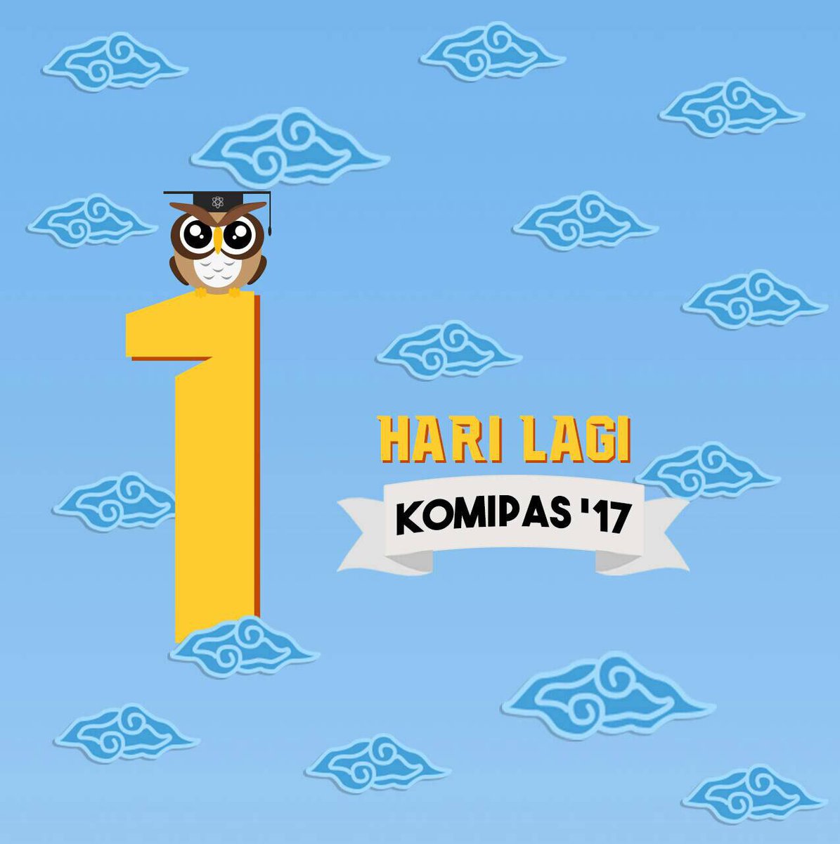 Hallo semuaa!!
Waah tinggal 1 hari lagi menuju KOMIPAS'17. 
persiapkan dirimu untuk berkompetisi dan bersaing dalam KOMIPAS'17.