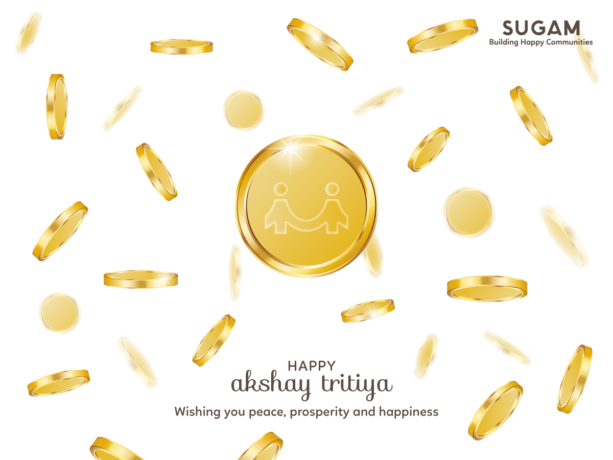 Sugamhomeskol's tweet photo. May this #AkshayTritya bring you lots of joy and prosperity! :)
#SugamHomes #BuildingHappyCommunities
#Kolkata https://t.co/HGWoNzcTrS