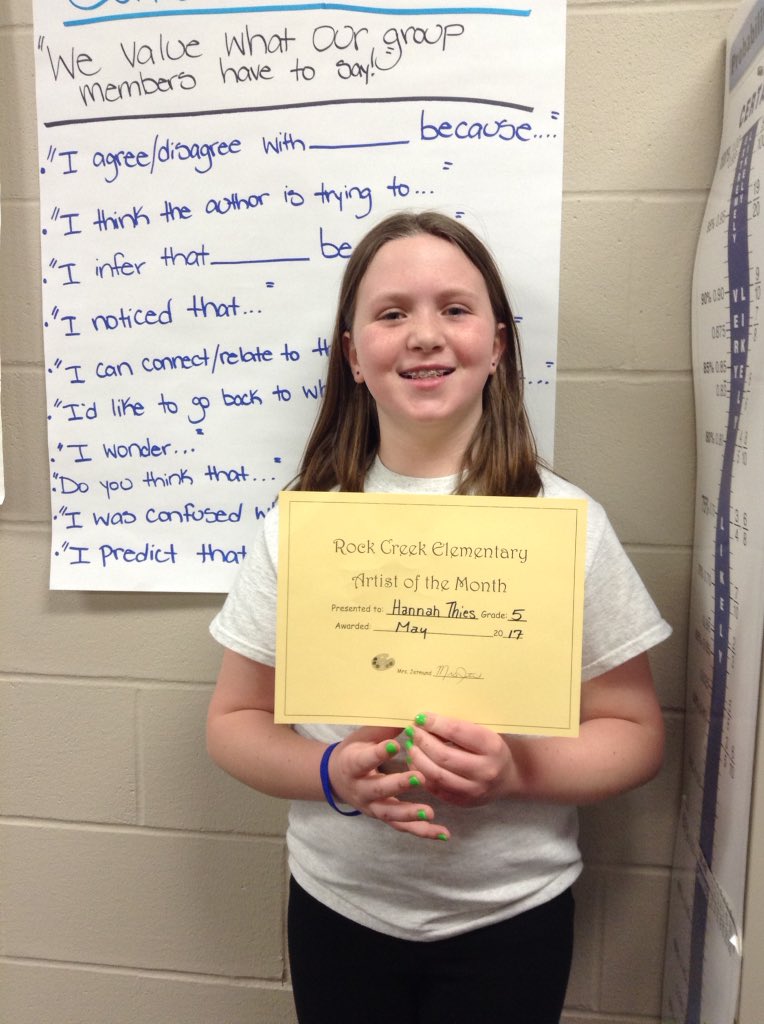 learningrocks5's tweet image. Artist of the Month Hannah Thies from 5A!

#RCLearns #RCTopDogs #AnkenyRockCreek