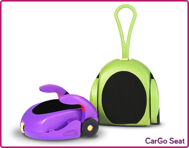 PromotingBox's tweet image. Introducing the #CarGoSeat: the child&apos;s car booster seat that converts into a rolling suitcase! Learn more: igg.me/at/cargoseat