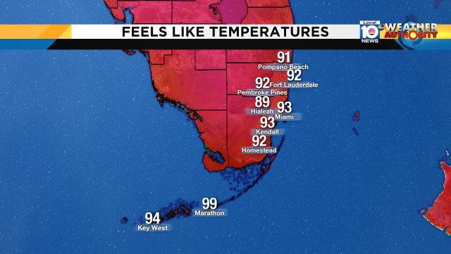 Drink plenty of water if you're outdoors today...it's a scorcher! #Soflo #summerheat #stayhydrated #Flwx https://t.co/WYOwlCliQ9