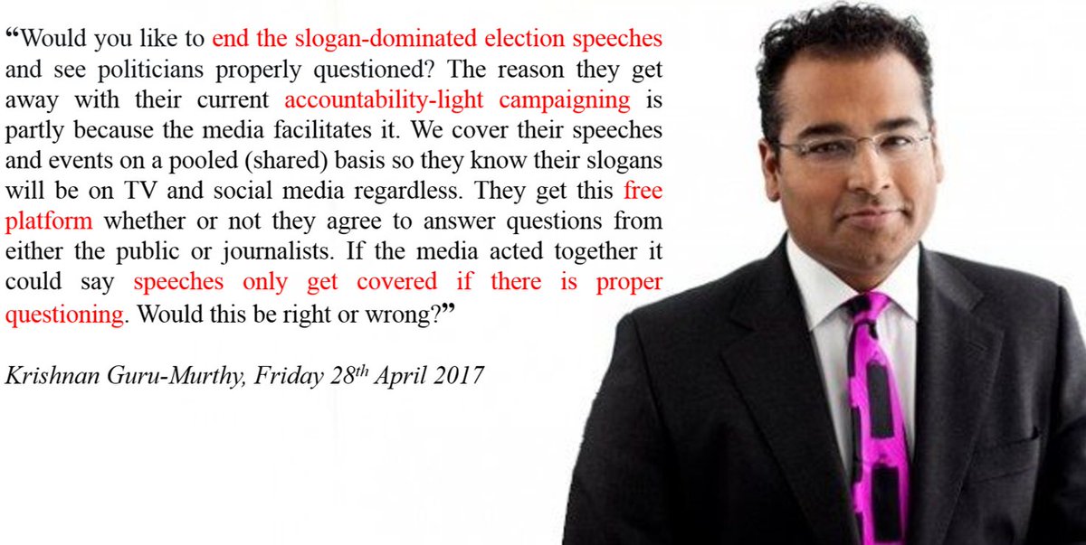 ToryFibs's tweet image. Channel 4 News Anchor, @krishgm, has a proposal. Here it is. Retweet it if you agree with him.......