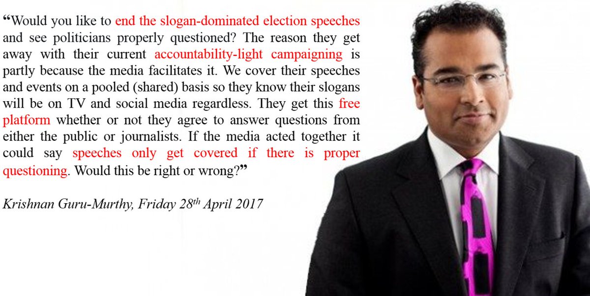 Channel 4 News Anchor, @krishgm, has a proposal. Here it is. Retweet it if you agree with him.......