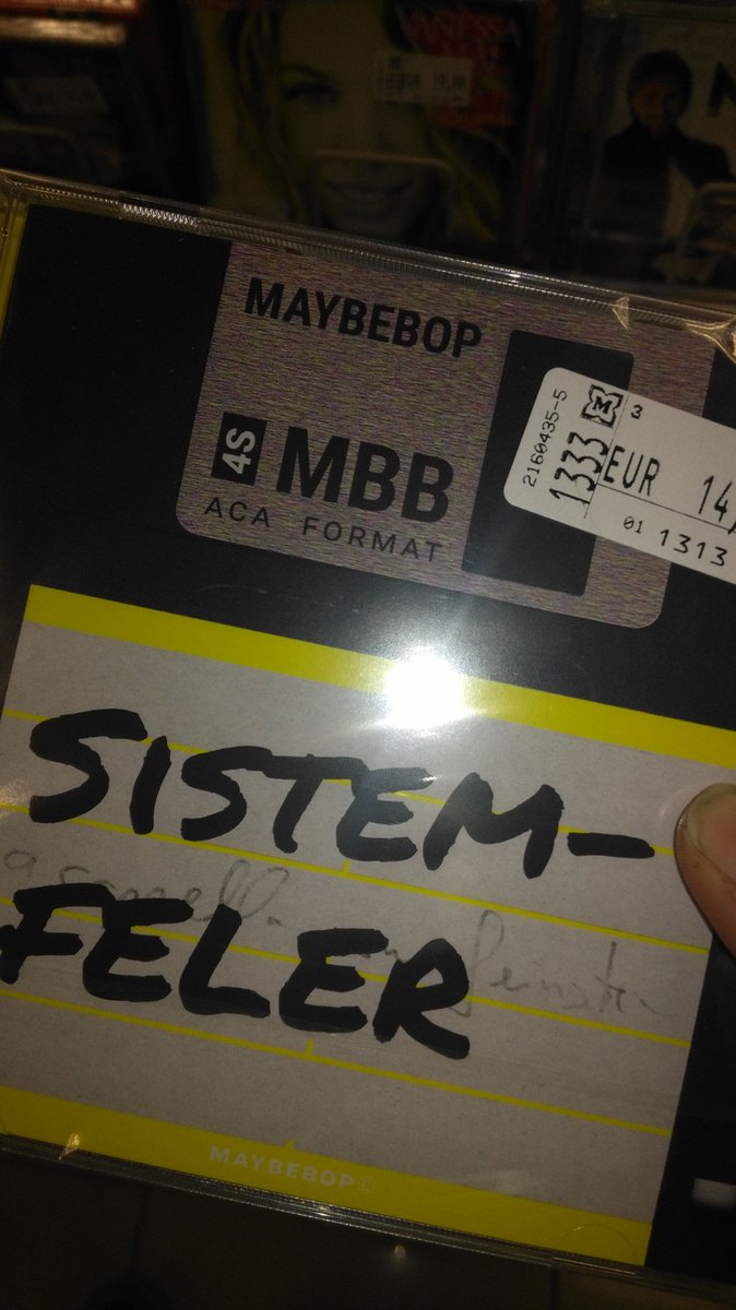 Da ich zu verpeilt war die neue <a href="/maybebop/">🕷️</a> cd zu bestellen, war ich Heute auf der suche nach einem Exemplar. In Laden 2 war ich erfolgreich!