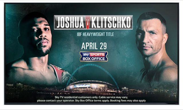 DON'T FORGET Tomorrow we will be showing the boxing ! Joshua v Klitschko Happy hour 3pm - 9pm