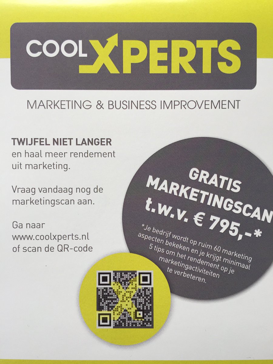 coolxperts's tweet image. Haal jij het maximale uit je marketing? Twijfel je vraag dan de GRATIS marketingscan aan via ow.ly/eUzk30bfT7E #marketing #gratis