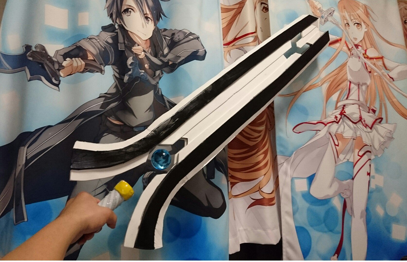 O Xrhsths Gakkun おい デュエルしろよ Sto Twitter キリトが 紅玉宮 で入手した剣 ついに完成 剣と柄の部分が浮いてる要に見えたら幸いです 明日のニコ超に持っていきます オーディナルスケールの終盤で100層ボス倒してドロップした剣です