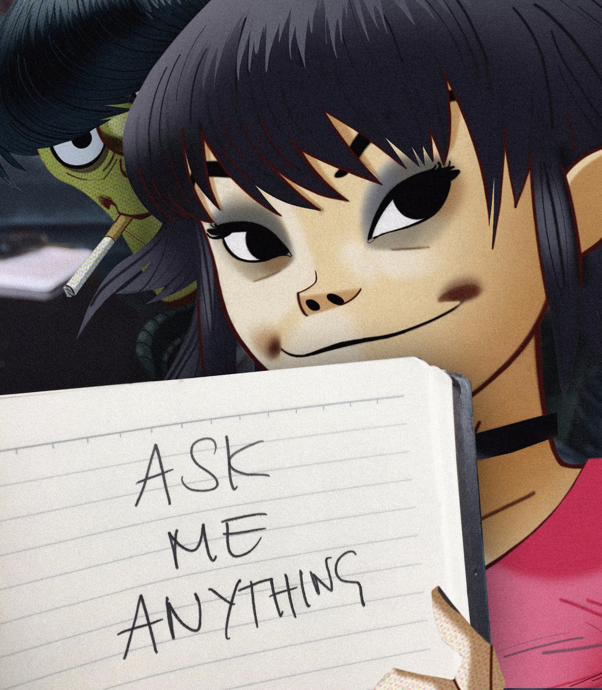Gorillaz 4pm Bst Reddit Ama With Murdoc 2d Noodle And Russel T Co Knkryam37f
