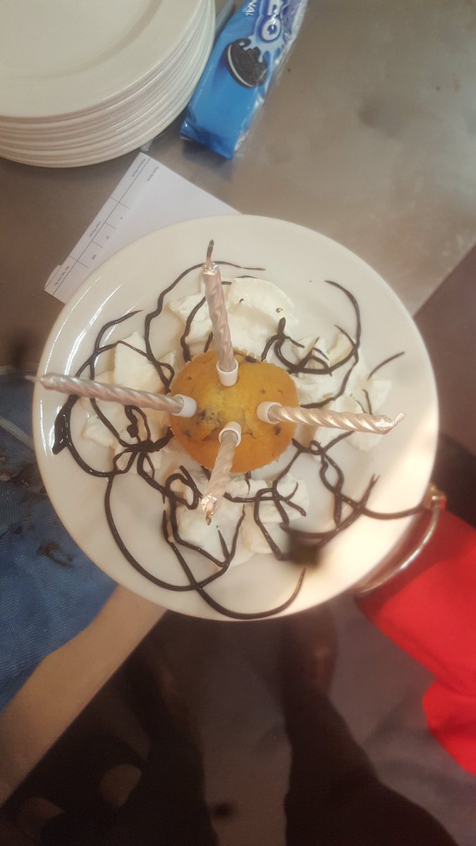 So a guest didn't bring a cake for their birthday so we made this today <a href="/hawkeye1070/">Ian Hawkswood</a> <a href="/sbirch7601/">Sarah Birch</a> <a href="/kentywoosie/">kenton woosnam</a> <a href="/DonnaRo60776220/">Donna haynes</a> <a href="/WeAreSUGM/">WeAreSUGM</a>