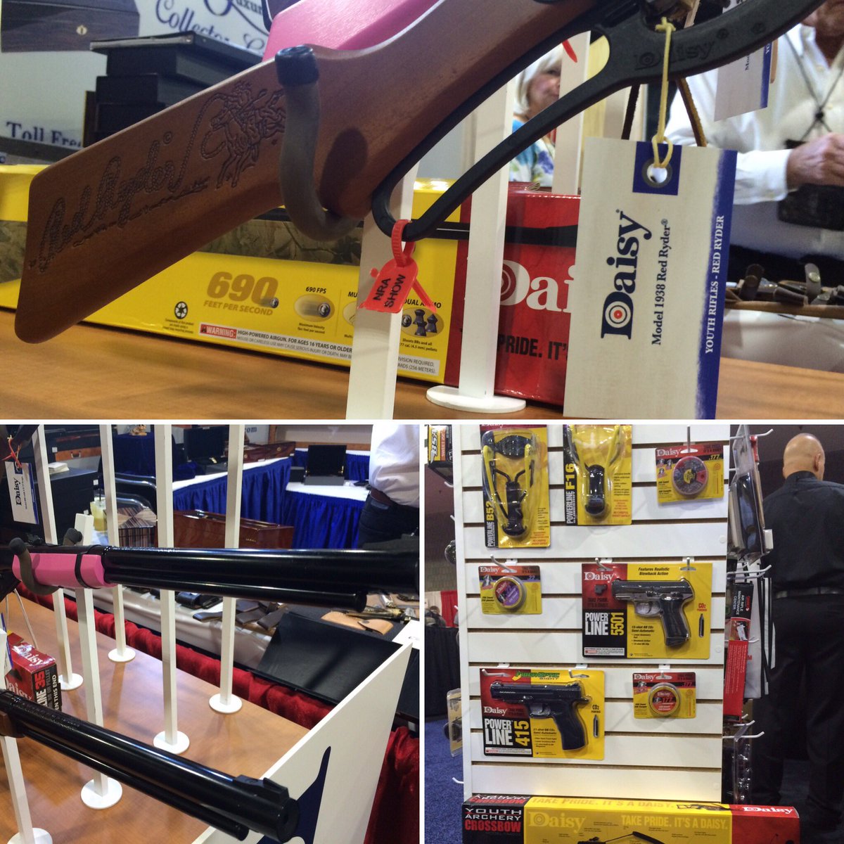 Stop by and see Red Ryder (the gun, not the character) at the @nationalrifleassociation Comvention, booth 2409. #itallstartswithdaisy #nra