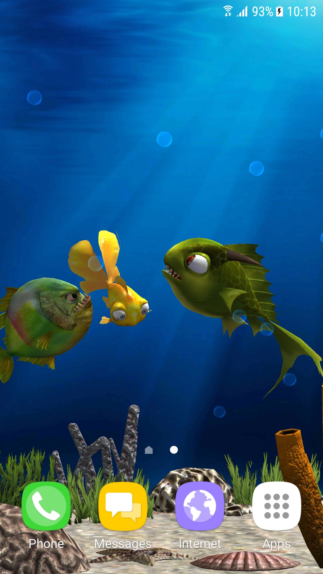 Aquarium 3d live wallpaper deals
