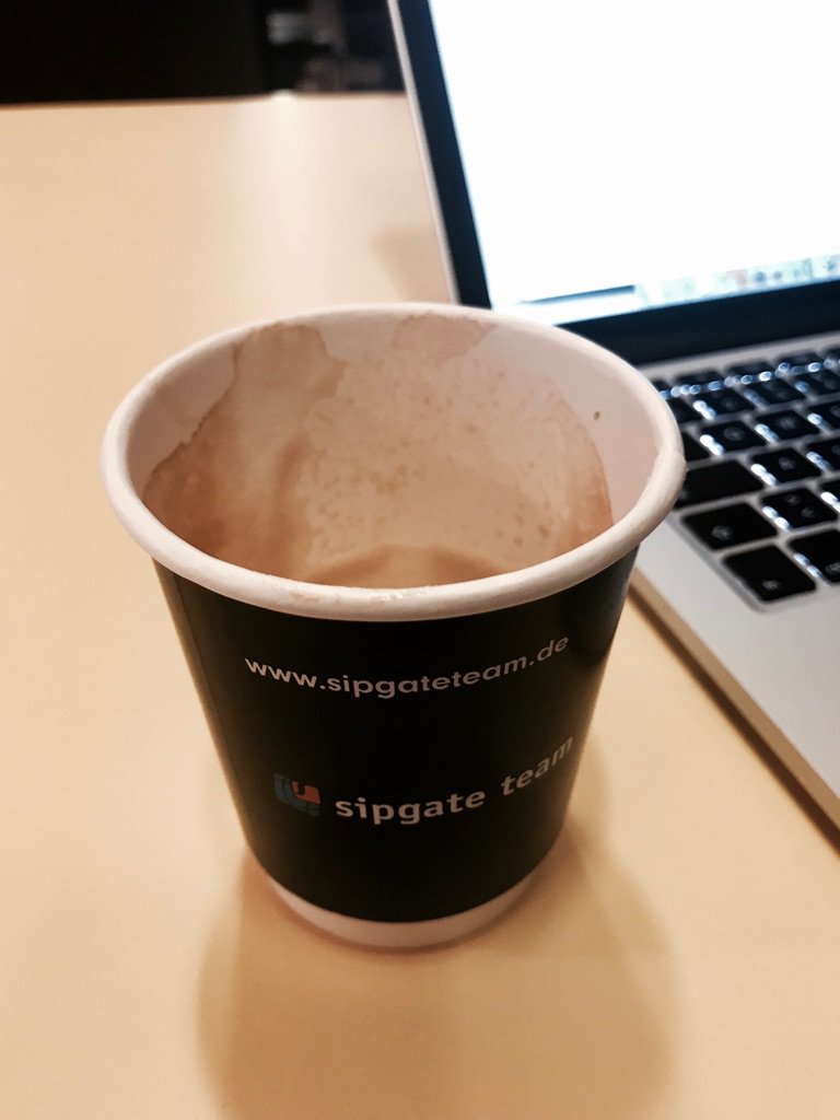 oliverkuna's tweet photo. Bester #Kaffee auf der #HannoverMesse bei #sipgate Halle 8 https://t.co/O7irN6lQRP