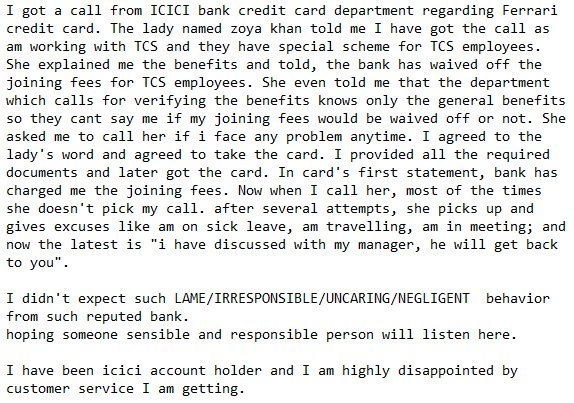 oliversmit's tweet image. #FerrariCreditCard #FalsePromise #UnprofessionalBehavior #IrresponsibleCustomerServic #HighlyDisappointed #WaitingForAction @ICICIBank_Care