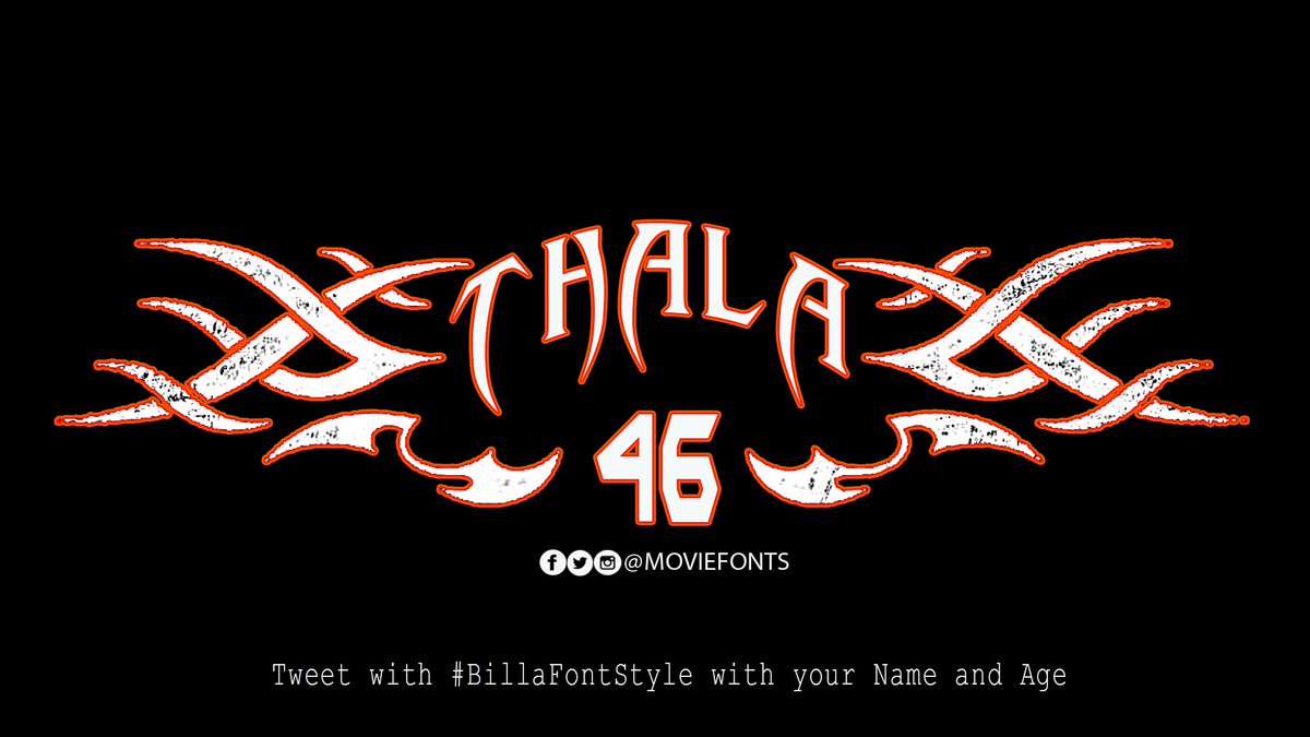 MovieFonts tweet picture