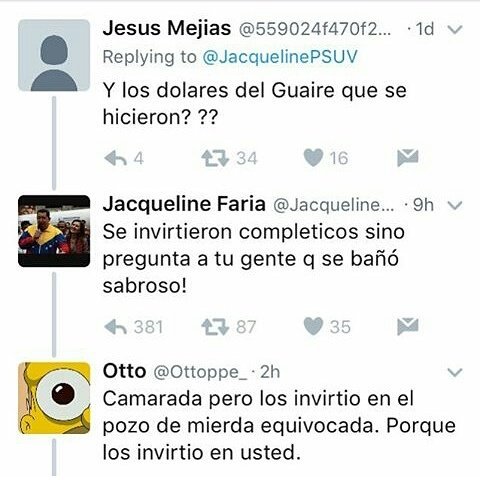ChuoTorrealba's tweet photo. Una "líder de la Revolución" interactuando con El Soberano, que verguenza, que falta de respeto con el pueblo, por eso #PaFueraEsQueVan! https://t.co/ZphKGtUKzh