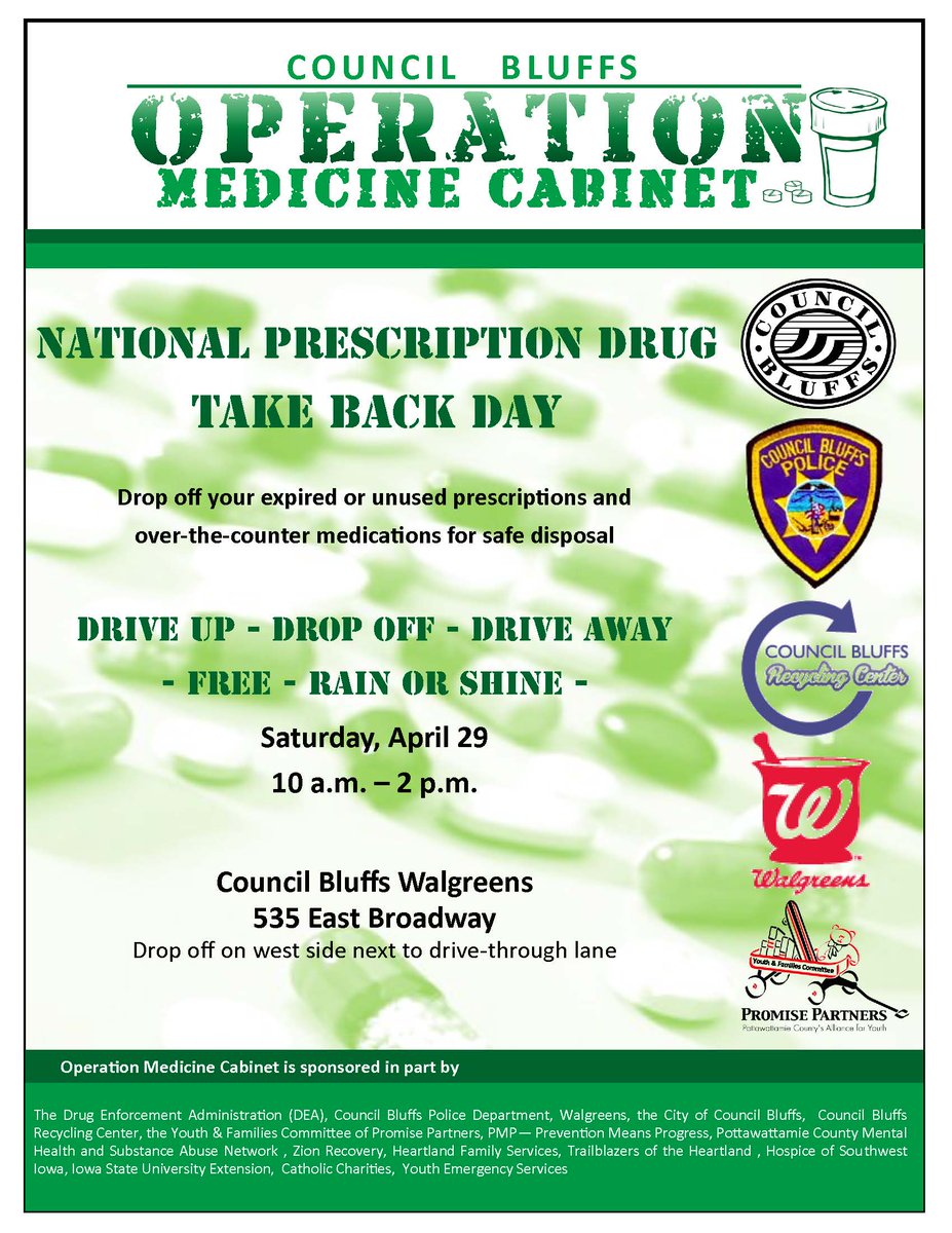 Council Bluffs Pd On Twitter Tomorrow Operation Medicine