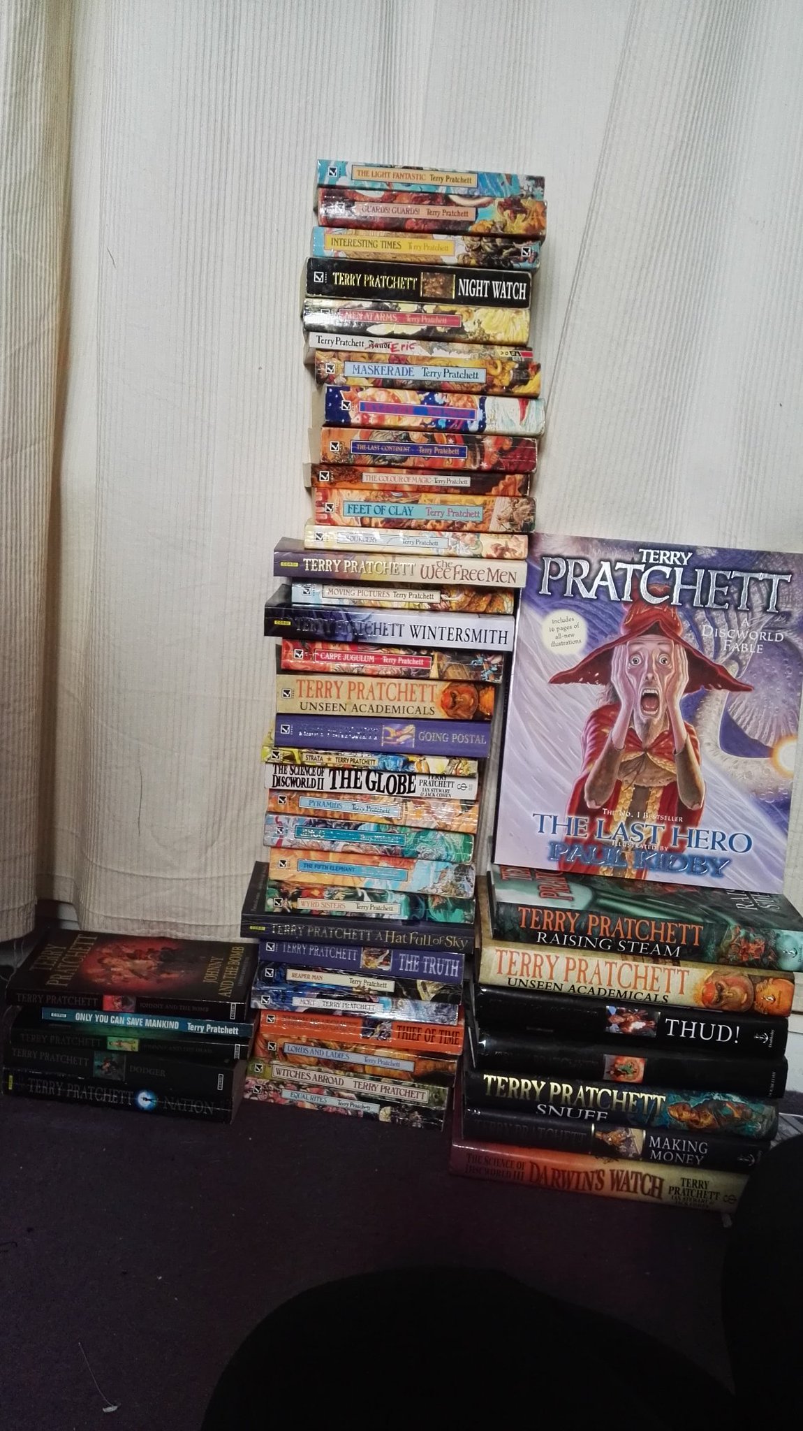  Happy birthday, Sir Terry Pratchett. Your works still bring me joy even after your passing. 