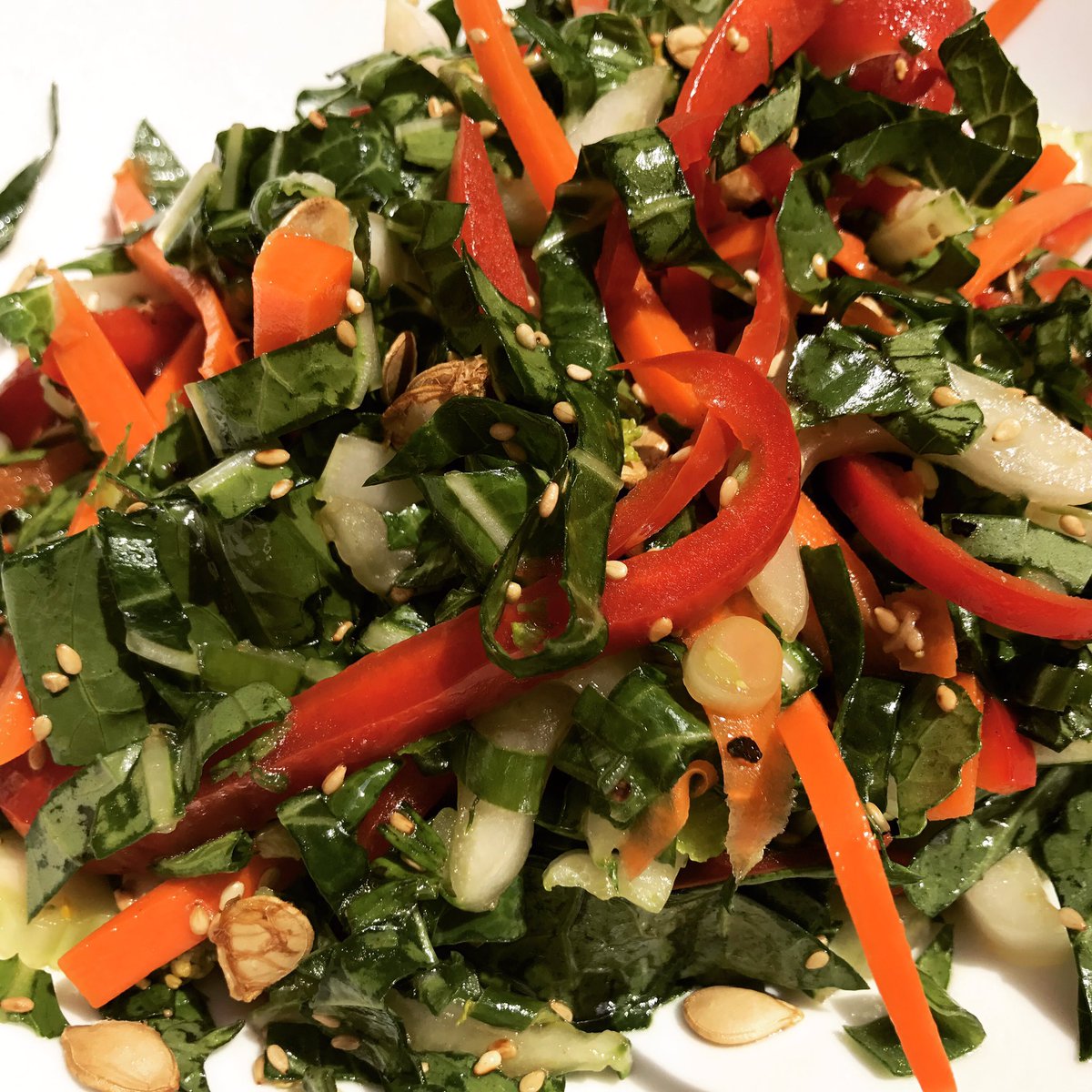 Tomorrow's market sample: Pac Choi Slaw. Recipe at durhamroots.org #dandiesfarm #durhamfresh <a href="/NorthgateDurham/">NorthgateMall Durham</a> #durham