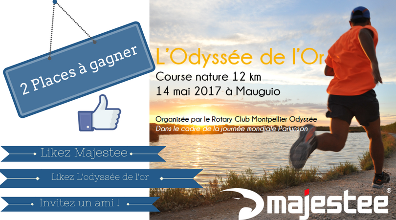 Dernier week-end pour participer à notre jeu concours!
bit.ly/2nOMxed

#majestee #Occitanie #Montpellier  #running #sport #run