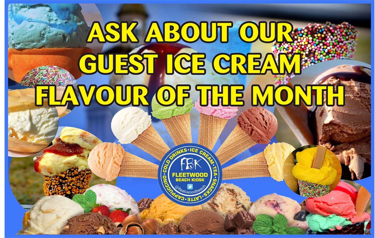fleetwoodbeach's tweet image. It&apos;s the #BankHolidayWeekend #Yipeee

How about starting the weekend with one of these? ⬇️ Too early? Ok, try a #Baileys 🍦 instead at #FBK!