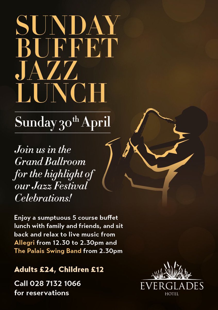 This Sunday. Booking essential. <a href="/derryjazzfest/">DerryJazzFest</a> <a href="/Legenderryhour/">Derry Hour</a> <a href="/NWSharingZone/">NW Ireland 2040</a>