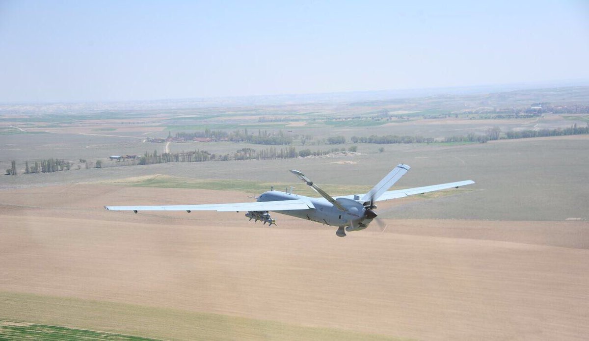 Testler tamamlandı. Silahlı ANKA yerli mühimmatlarla hedefleri tam isabet vurdu.
