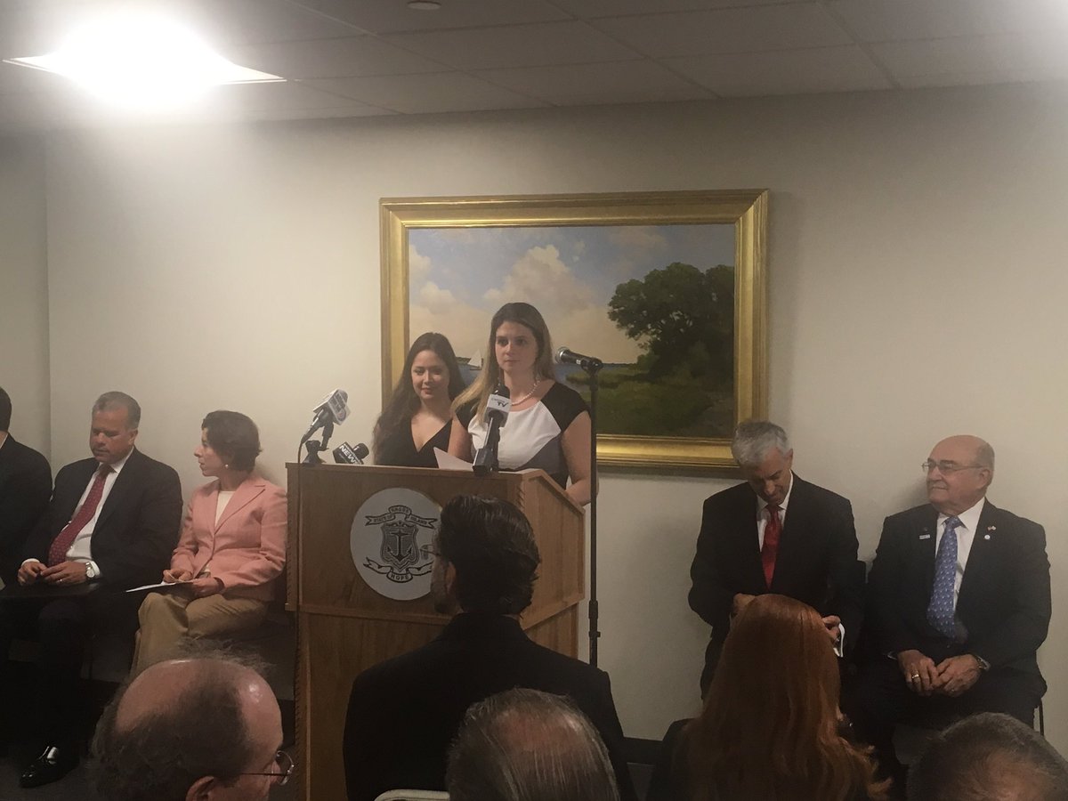 Good morning from the ribbon cutting of the new Westerly Education Center!