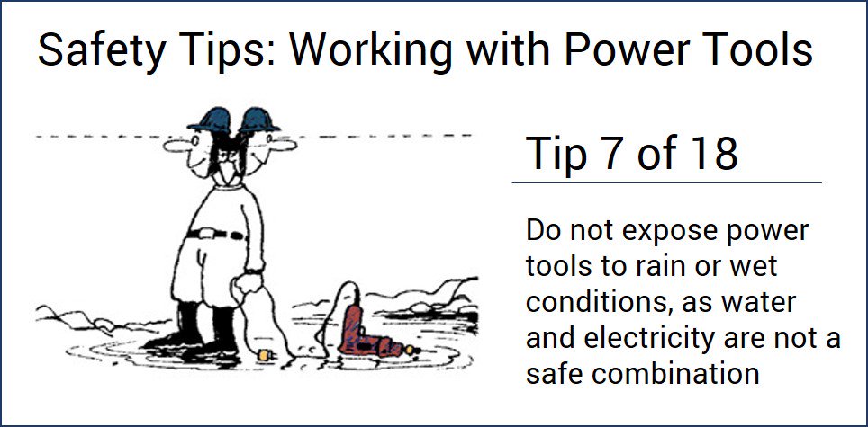 whitetools's tweet image. Safety Tip: Working with Power Tools - Tip 7 of 18
#SafetyTips for #PowerTools #operatortips