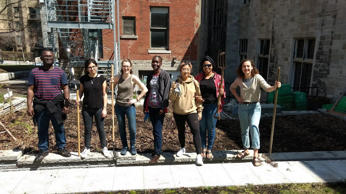 ihsp_mcgill's tweet image. Great day to get outside with our #QEScholars to Explore Urban Gardens &amp;amp; how they make us healthier. Digging fun @mcgillu &amp;amp; @mydawsoncollege