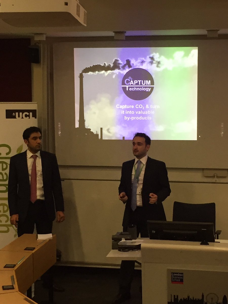CleanTech Challenge (@global_ctc) on Twitter photo Captum from #UCL takes the floor - the team has a technology that captures CO2 and converts it into a solid carbon product #CTC2017 Captum from #UCL takes the floor - the team has a technology that captures CO2 and converts it into a solid carbon product #CTC2017