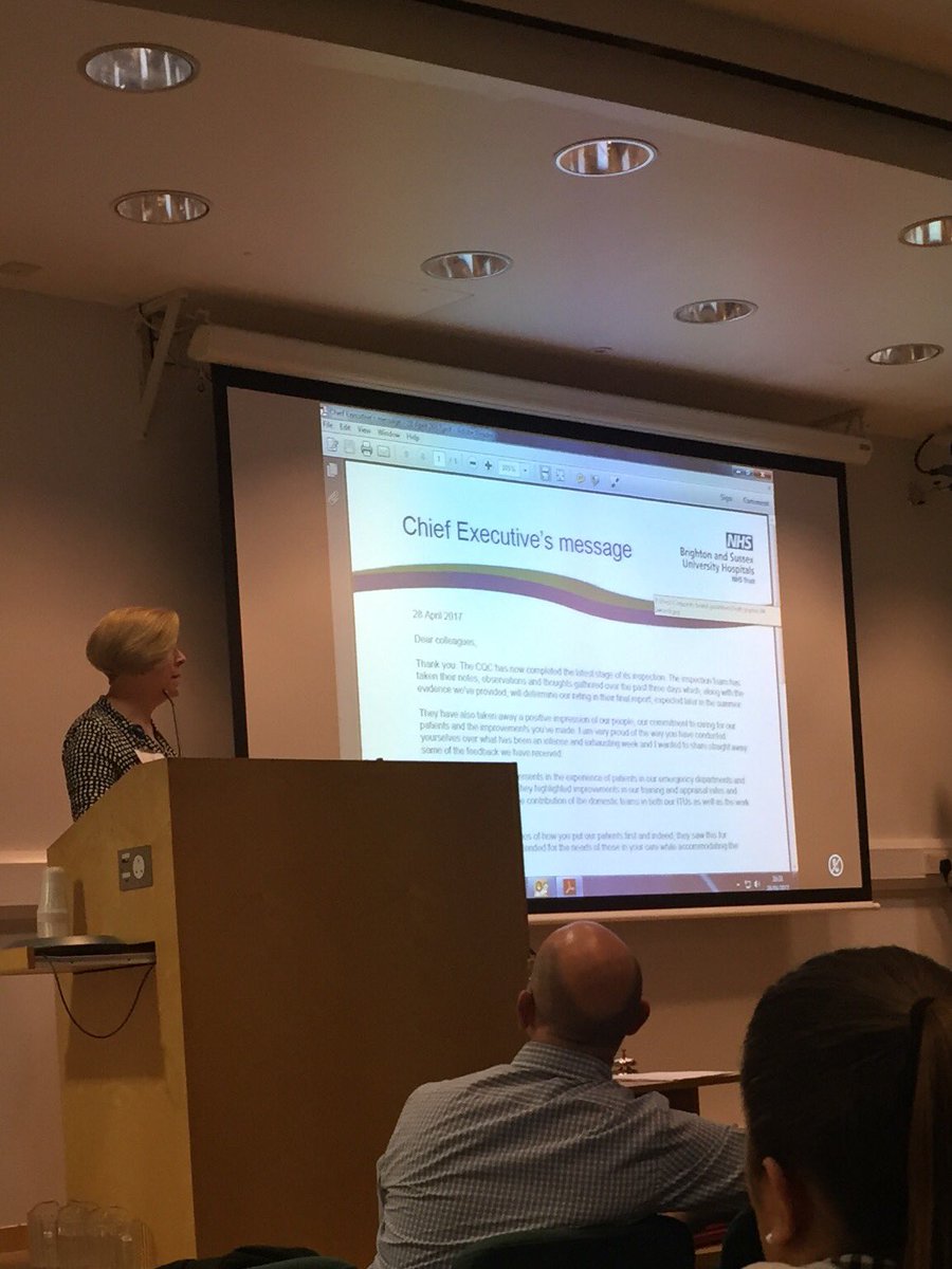 preceptormel's tweet photo. Final results from staff survey at the #HCA17 Conference, and closing speech from our Interim Chief Nurse @BSUH_NHS https://t.co/BRL5WRCZCZ