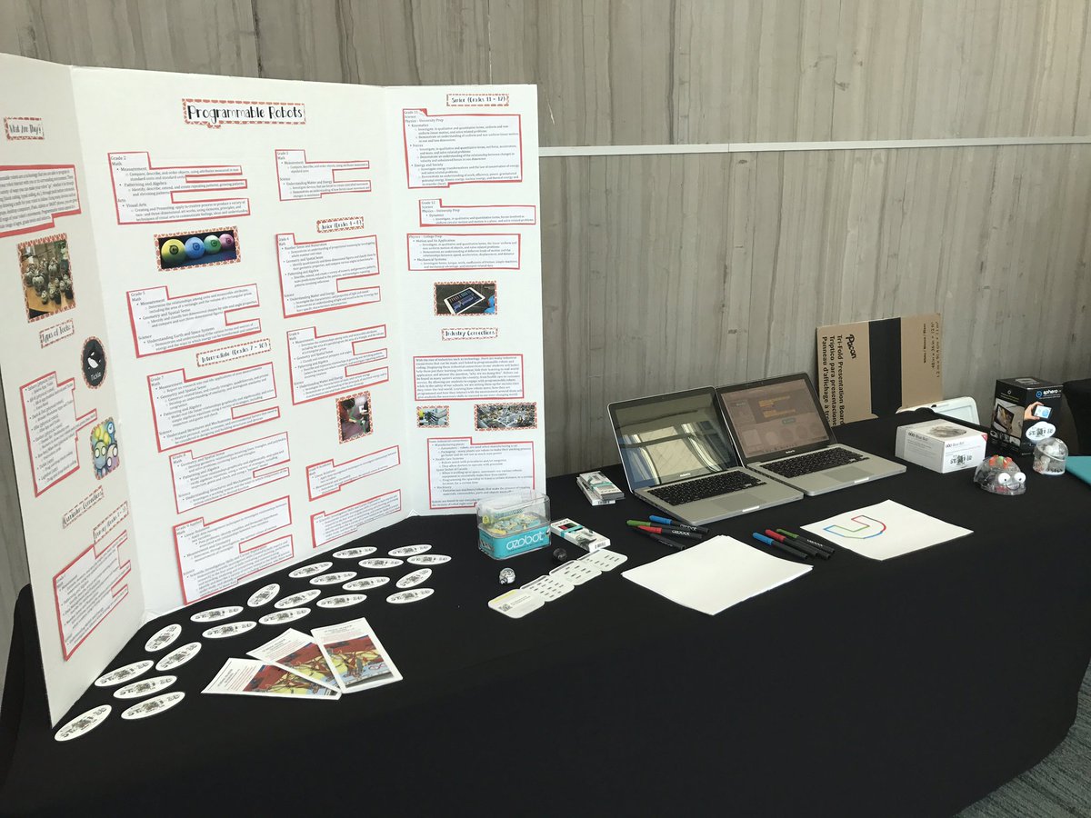 steam3Dmakerlab's tweet image. Booths are set up and ready to rock! #ProgrammableRobots #Arduino #GreenScreen #3DPrinting #Circuits #AR #VR #Makerspace #MakeON