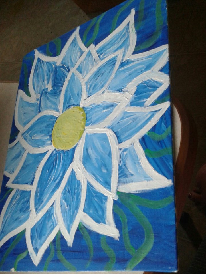 Gutterphenommm's tweet image. Still a work in progress. #latest #painting #justwanttofeel #greenwhiteyellowandblueee