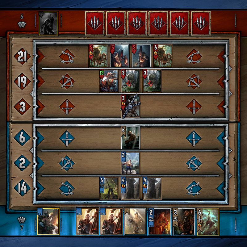 PlayGwent's tweet image. #PuzzleFriday
Round1
What&apos;s your next move and why?