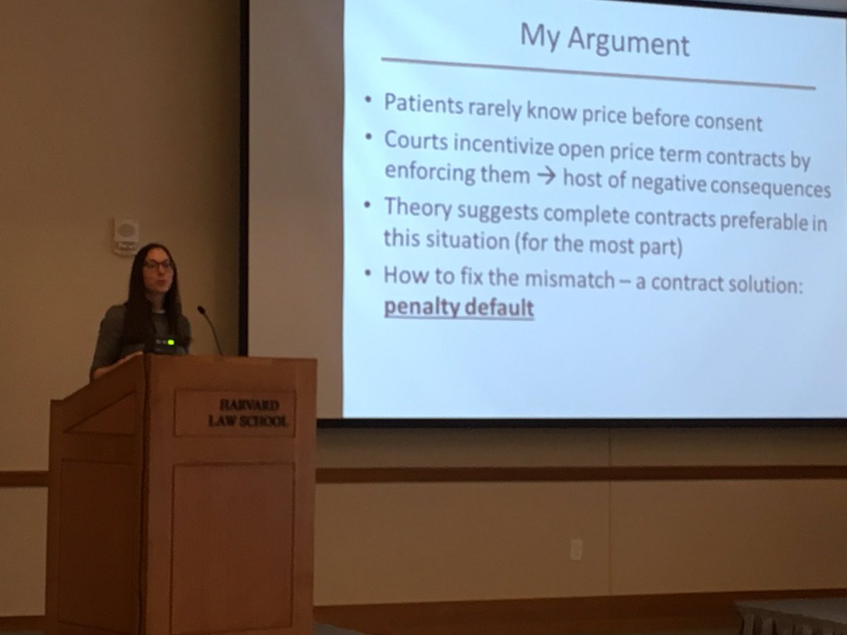efusebrown's tweet image. .@ProfWEpstein: courts should penalize health care contracts w/o prices, by assigning a price of $0. #transparencyinhealth