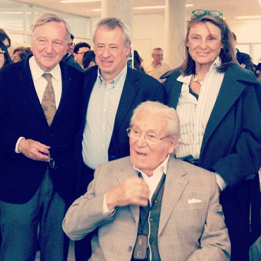 AndreaOrdonezL's tweet image. Maestros de la arquitectura. Rafael Moneo y Oriol Bohigas en la inauguración de la biblioteca de #ETSAB #UPCTECH #ARCHITECTURE #PRITZKER