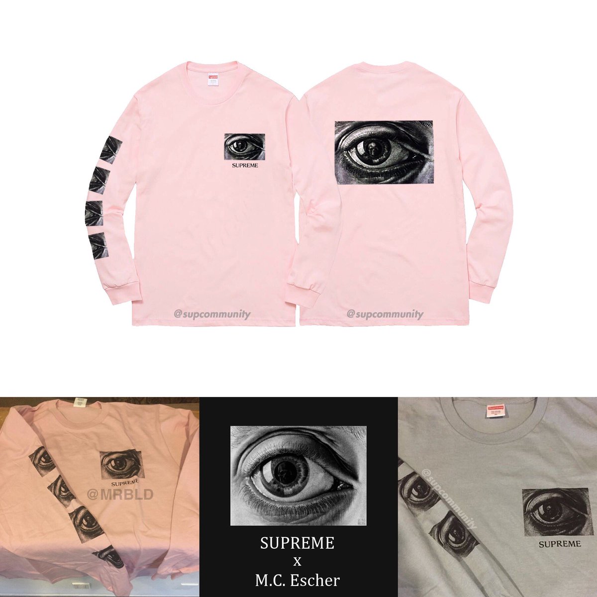 supreme mc escher tee