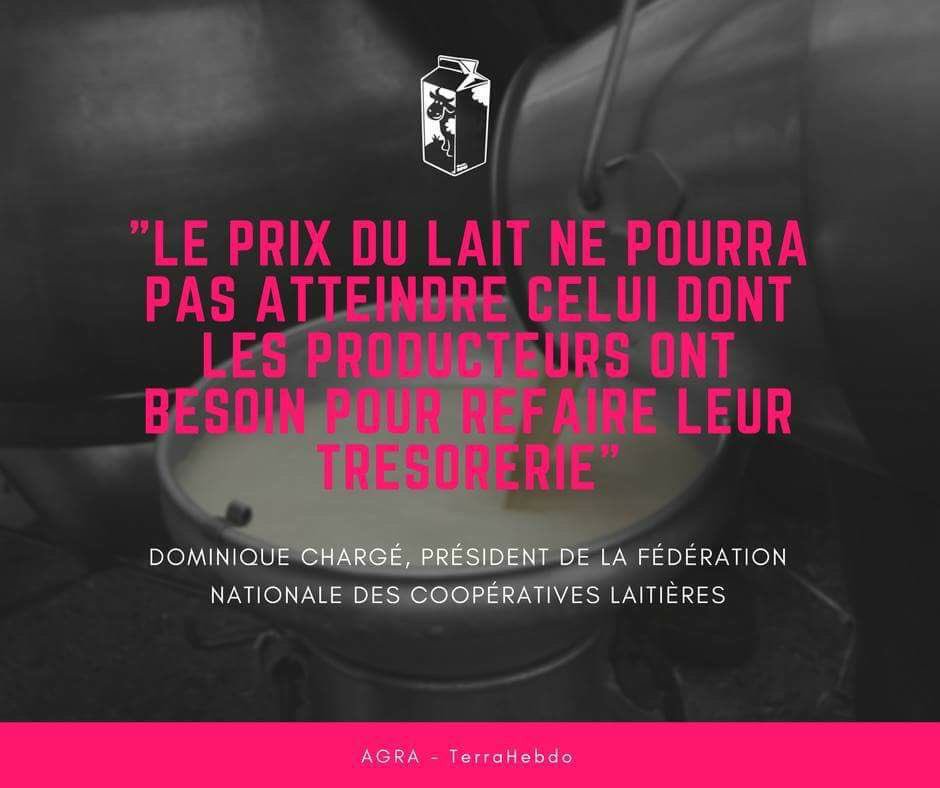 Cela ressemble fort à une préparation du terrain avant un "Venez ici les Eleveurs que je vous explique le prix que j'ai décidé pour vous"...