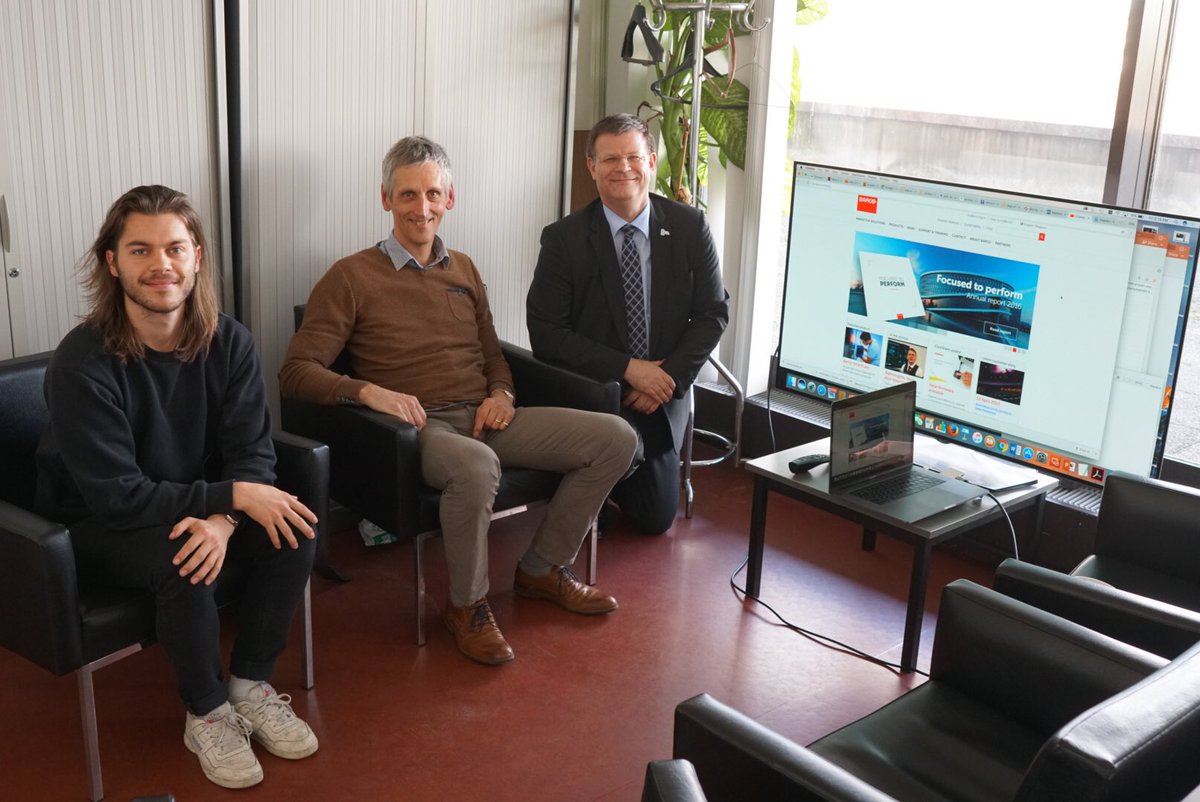 dirkvandenpoel's tweet image. Discussing the progress of the @Barco @UGent joint #DataScience #IoT project for #dataanalytics #internetofthings #python #opensource #orms