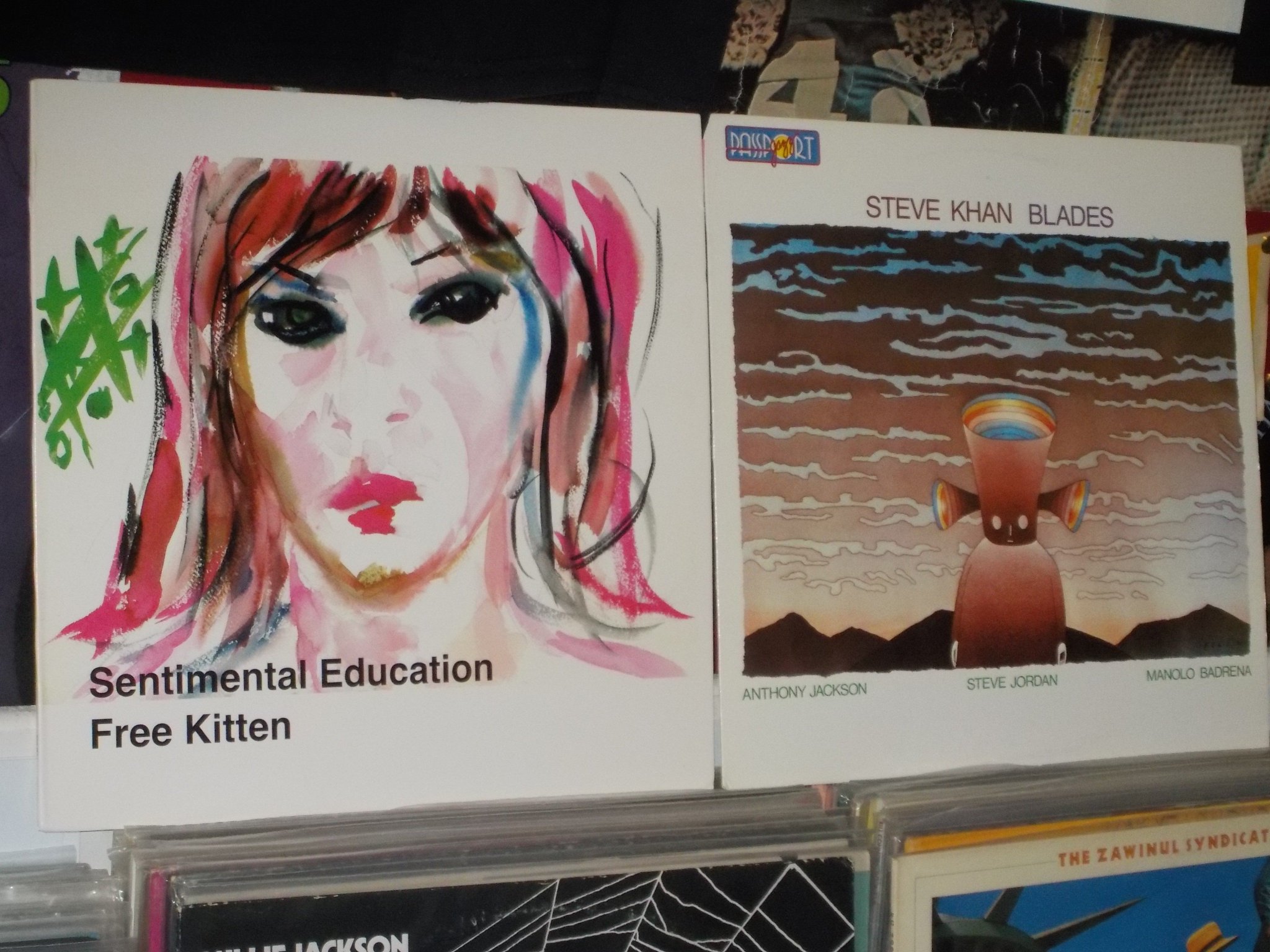 Happy Birthday to Kim Gordon of Free Kitten (& Sonic Youth) & Steve Khan 