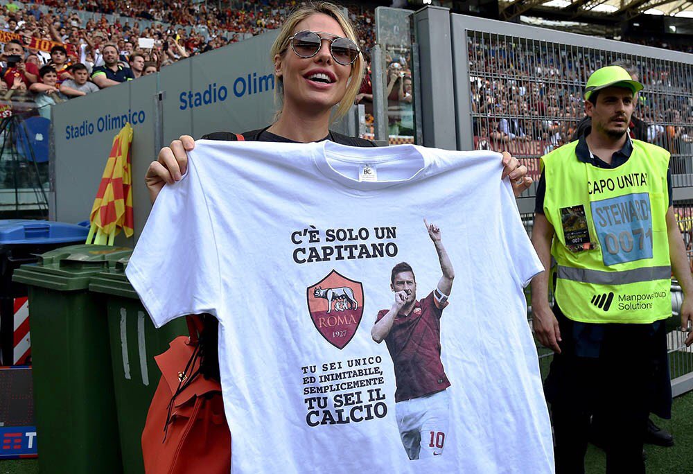 Happy birthday to Ilary Blasi, the wife of Francesco Totti! 
