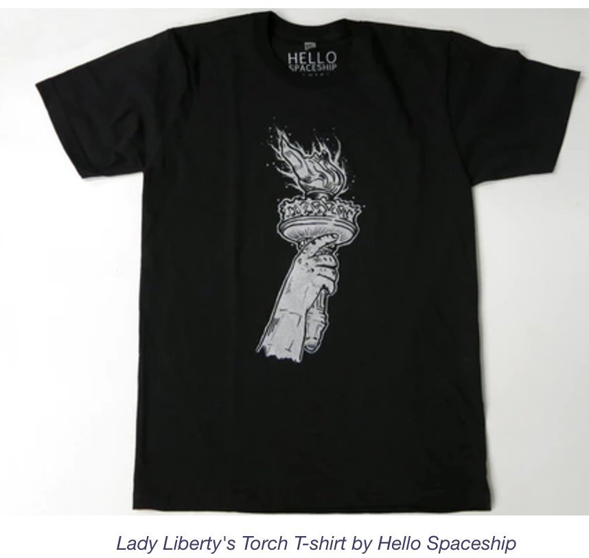 stacyherrberrt's tweet photo. I just backed American Icons T-Shirts on @Kickstarter by @Bre & #HelloSpaceship These #tshirts rock! https://t.co/k1RfpwhW5A https://t.co/gKiGOoGH5U