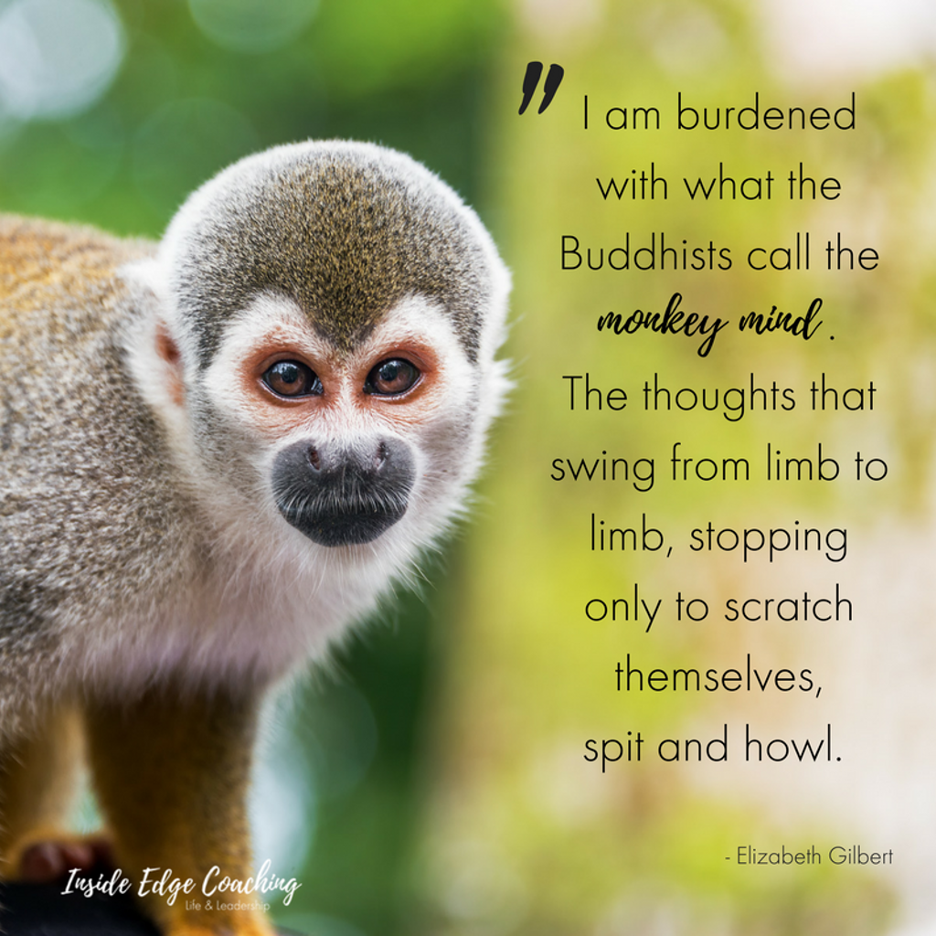 Monkey Brain Quotes Ape Reflects On Consciousness Pensive Simian Stock