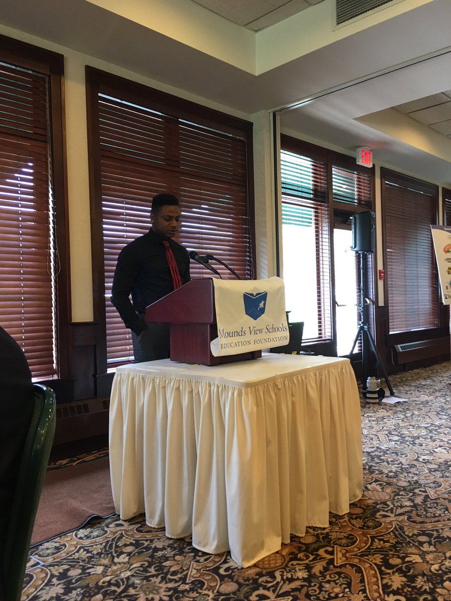 This guy just wowed the MV Education Foundation.  Great message Xavier.  #mvpride