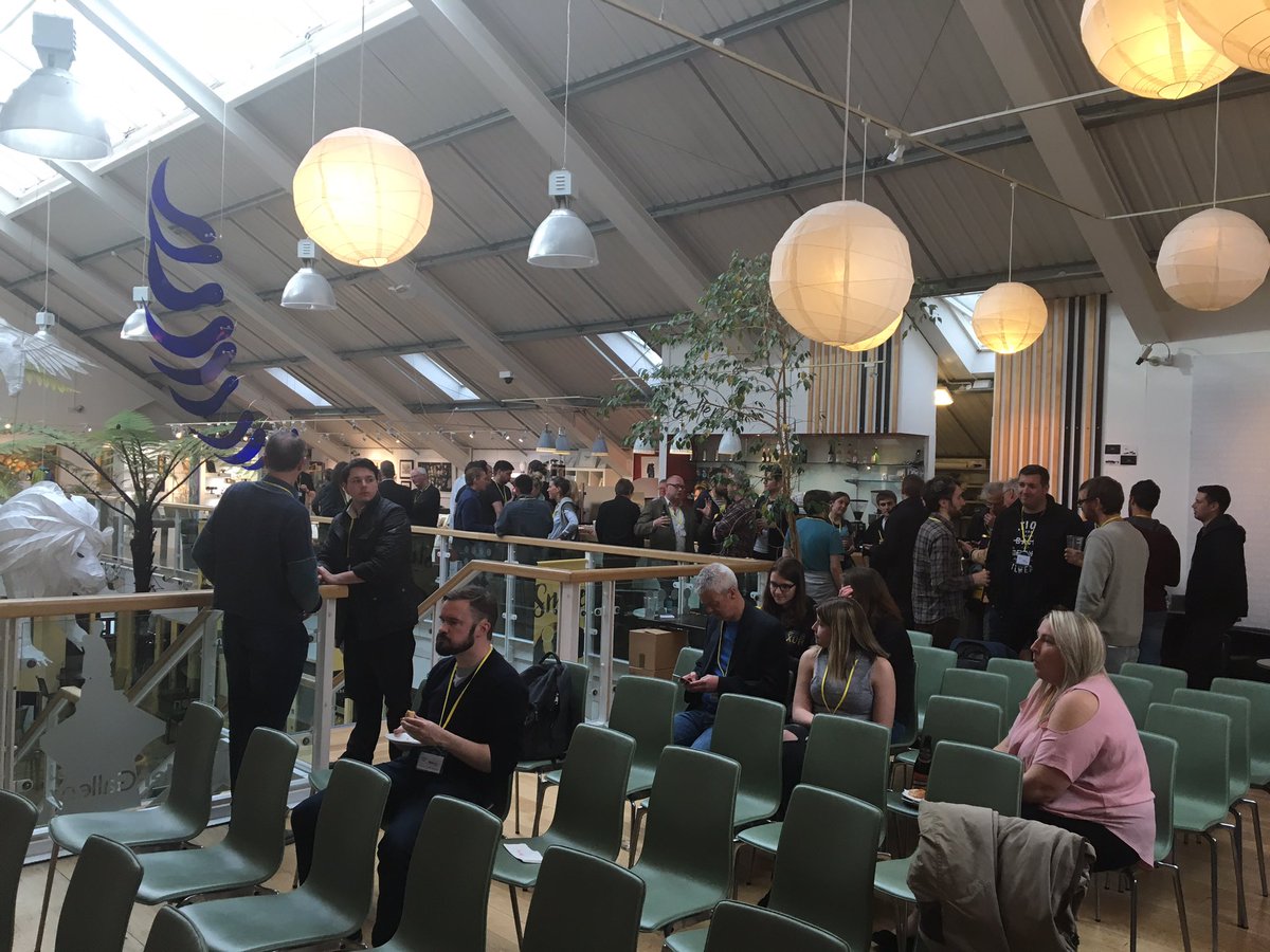 Headforwards's tweet image. Great looking crowd at Kernow DAT - we are really looking forward to hearing what tonight speakers have to say. #KernowTech #KernowDAT